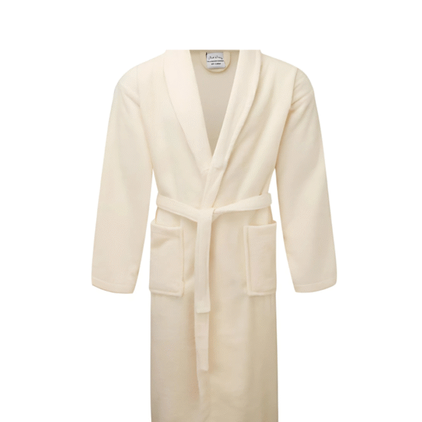 Milky White Bath Robe