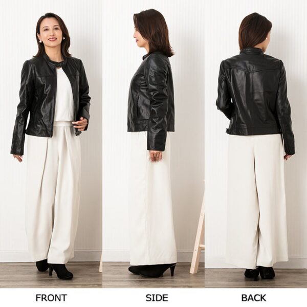 LEATHER JACKET SHEEP SKIN FOR WOMEN - Image 3