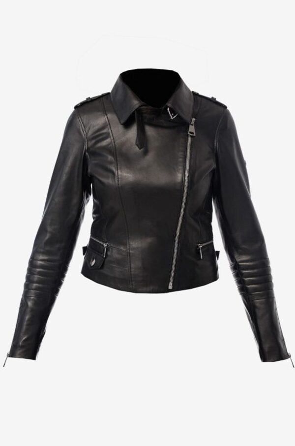 Moto Style Leather Jacket