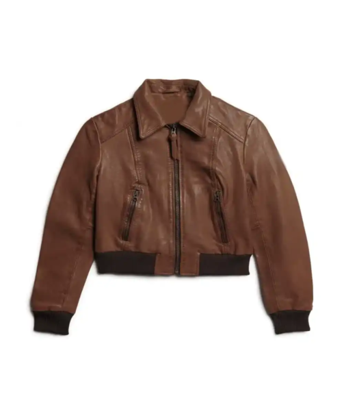 Women-Short-Bomber-Leather-Jacket-1